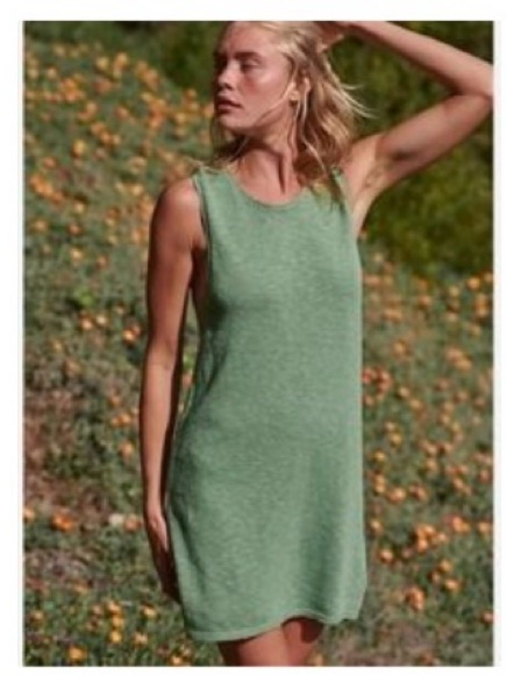 Free People Beach Knit Tank Dress, size L